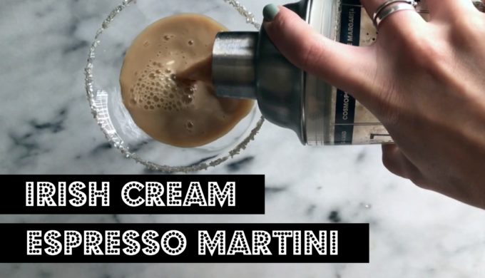 Irish Cream Espresso Martini {VIDEO}