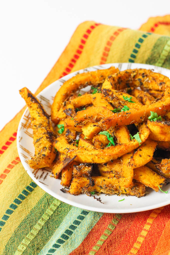 Herb Smothered Roasted Pumpkin